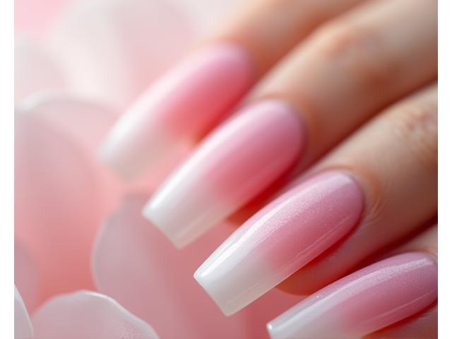 Ongles Baby Boomer avec dégradé subtil