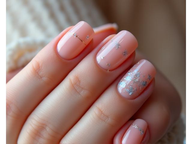 Nail art géométrique élégant et moderne