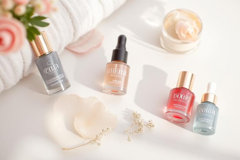 Kit de soin des ongles à domicile avec des produits de qualité